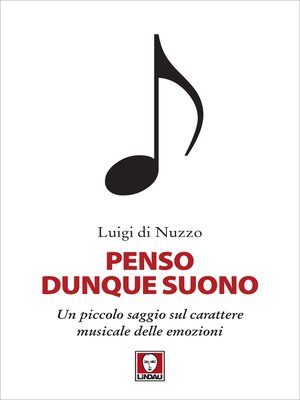 cover image of Penso dunque suono